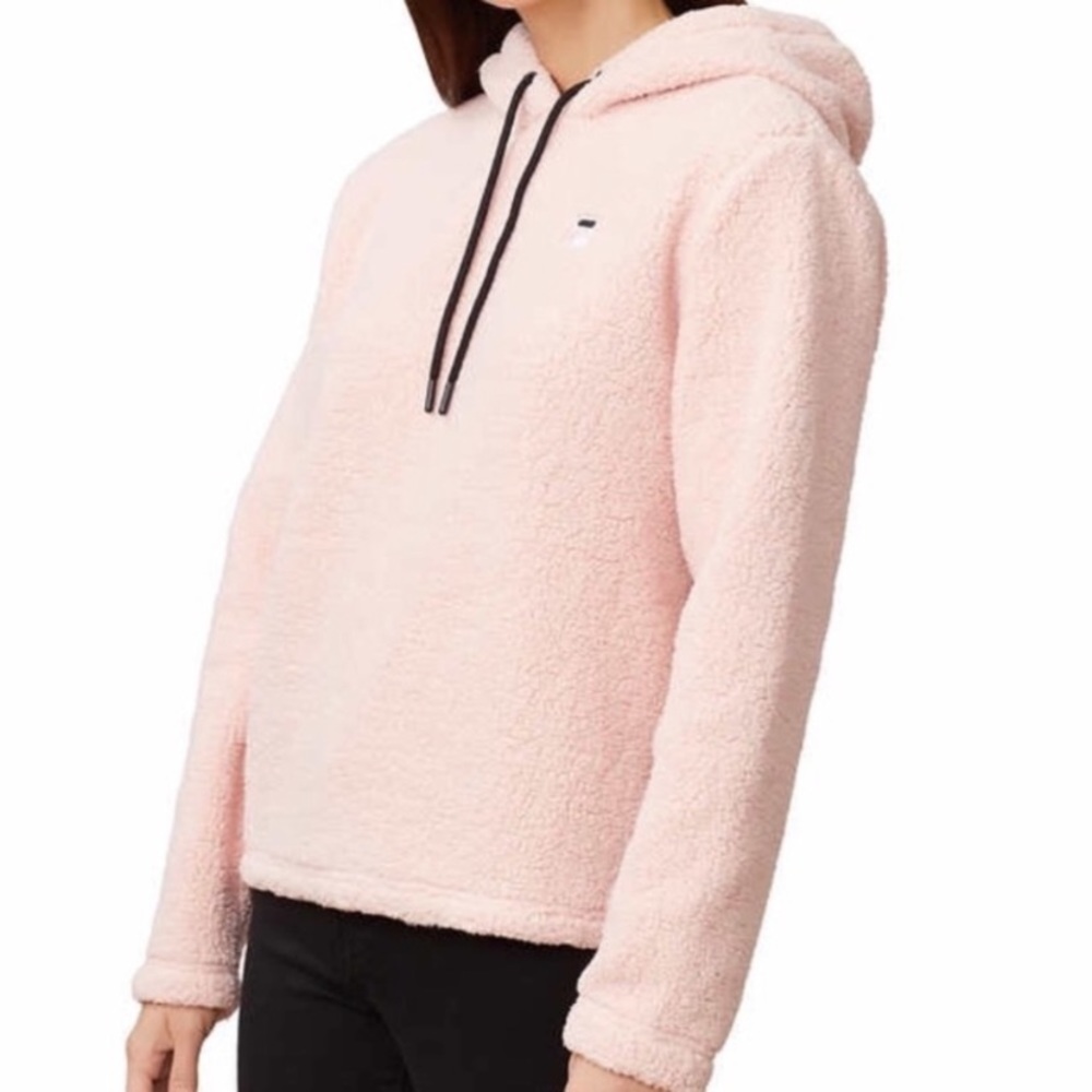 FILA Peach Sherpa hoodie